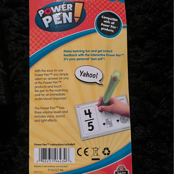 Power pen set grade 1 reading comprehension cards and pen NWT - Picture 4 of 4